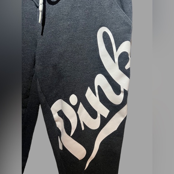 Dark gray sweat pant from Pink-Great condition-Never Worn - Picture 3 of 3